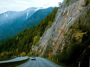 car on road 