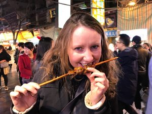 Eating woman